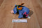 Mattel Disney Eeyore with Antlers Beanbag Plush