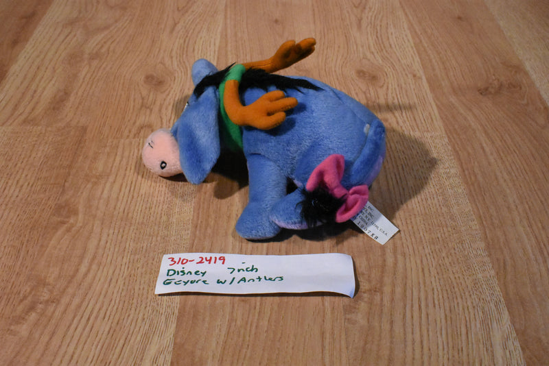 Mattel Disney Eeyore with Antlers Beanbag Plush