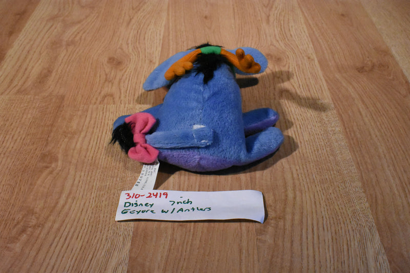 Mattel Disney Eeyore with Antlers Beanbag Plush