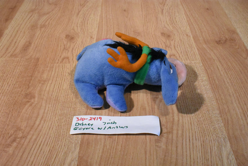 Mattel Disney Eeyore with Antlers Beanbag Plush