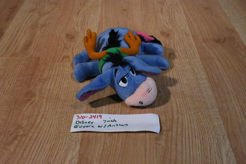 Mattel Disney Eeyore with Antlers Beanbag Plush