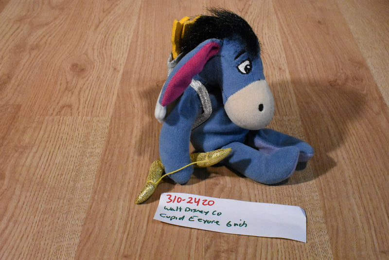 Disney Store Cupid Eeyore Beanbag Plush