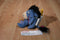 Disney Store Cupid Eeyore Beanbag Plush