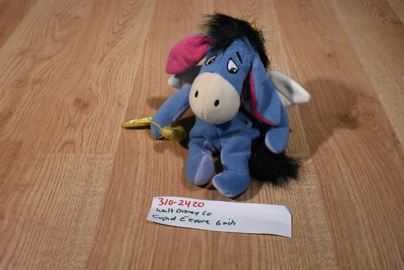 Disney Store Cupid Eeyore Beanbag Plush