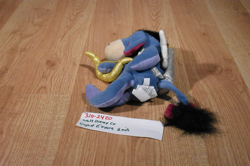 Disney Store Cupid Eeyore Beanbag Plush