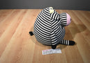 Jay at Play Mushable Pot Bellies Black/White Striped Cow 2012 Plush