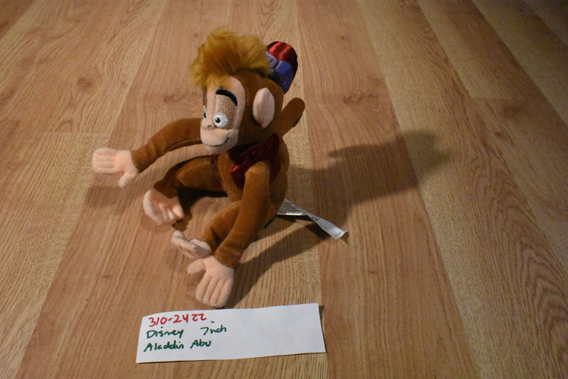 Disney Abu the Monkey Beanbag Plush from Aladdin Movie