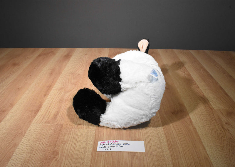 Kids Of America White and Black Holstein Cow Plush