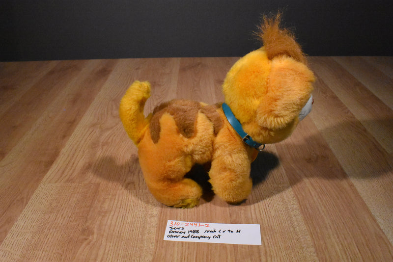 Sears Disney Oliver and Company 1988 Orange Cat Plush