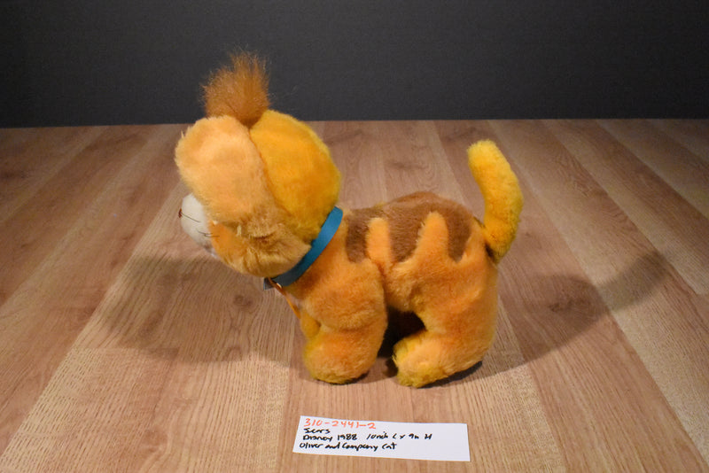 Sears Disney Oliver and Company 1988 Orange Cat Plush