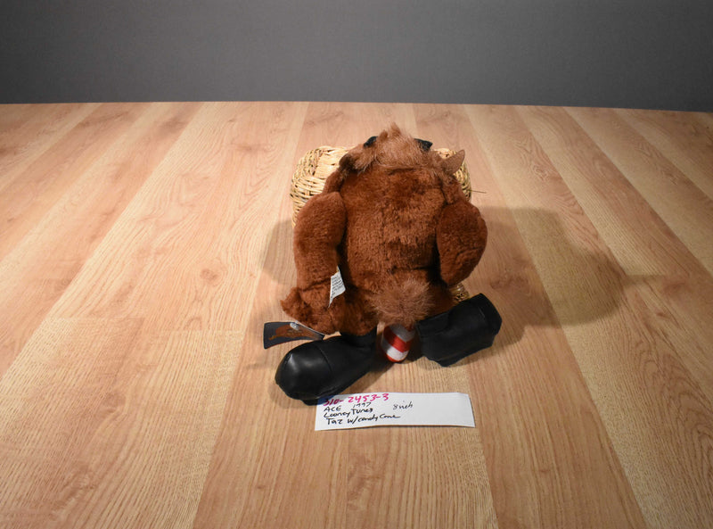 Ace Taz With Candy Cane 1997 Plush
