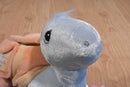 Enesco Tender Tails White Seal and Orange Turtle Beanbag Plush