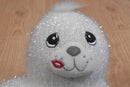 Enesco Tender Tails White Seal and Orange Turtle Beanbag Plush