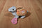 Enesco Tender Tails White Seal and Orange Turtle Beanbag Plush
