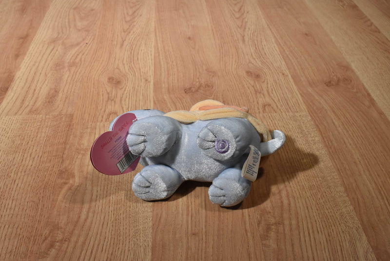Enesco Tender Tails White Seal and Orange Turtle Beanbag Plush