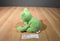 Ty Pluffies Leapers Green and Yellow Frog 2006 Beanbag Plush