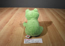 Ty Pluffies Leapers Green and Yellow Frog 2006 Beanbag Plush