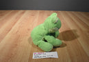 Ty Pluffies Leapers Green and Yellow Frog 2006 Beanbag Plush