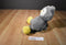 Animal Adventure Grey, White and Yellow Owl 2016 Beanbag Plush