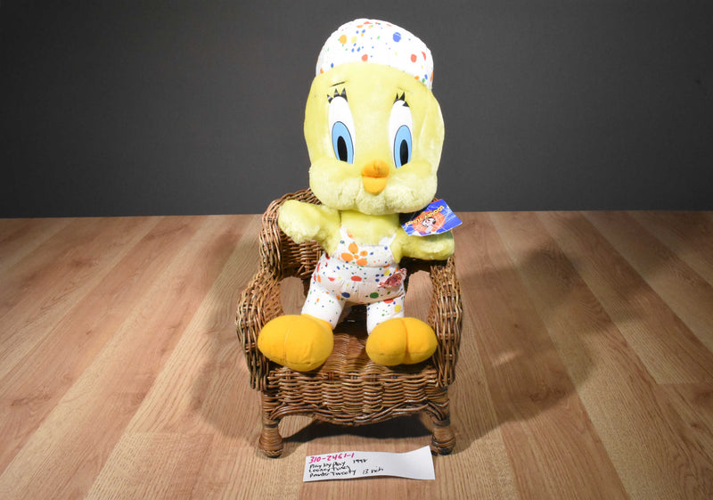 Play by Play Looney Tunes Painter Tweety Bird 1998 Plush