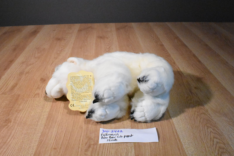 Folkmanis Polar Bear Cub Plush Puppet
