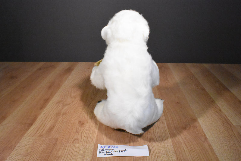 Folkmanis Polar Bear Cub Plush Puppet