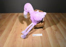 Hugfun Purple Valentine Flamingo Plush