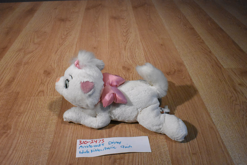 Disney Aristocats White Kitten Marie Beanbag Plush