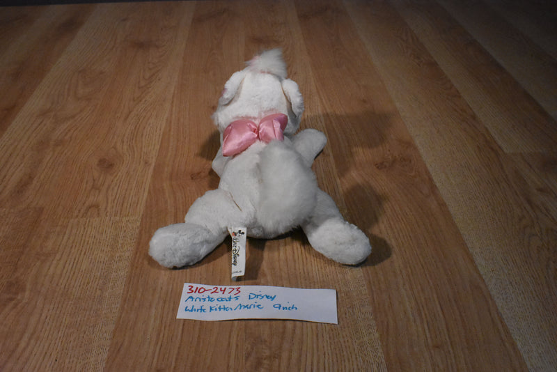 Disney Aristocats White Kitten Marie Beanbag Plush