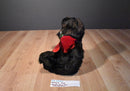 Hallmark Chocolate Brown Teddy Bear with Red Rose Beanbag Plush