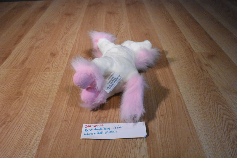 Best Made Toys White and Pink Unicorn Beanbag Plush