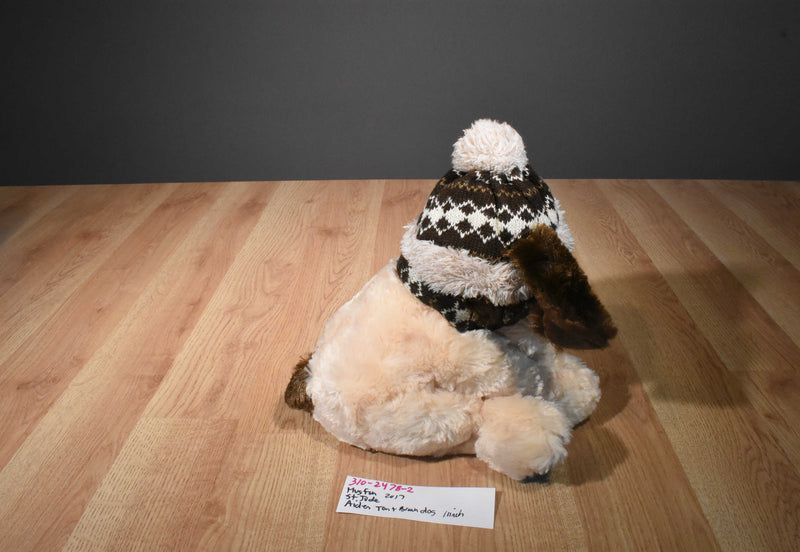 Hugfun St. Jude Aiden Tan and Brown Dog 2017 Beanbag Plush