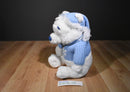Disney Store Snowflake Pooh Plush in a Blue Sweater with a Snowflake