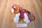 Poochie & Company Fox Hound With Pink Body Purse Bag Plush