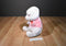 Disney Store White and Pink Valentines Pooh Plush