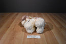 Dan Dee Collectors Choice Brown and Beige Dog with Silver Heart Plush