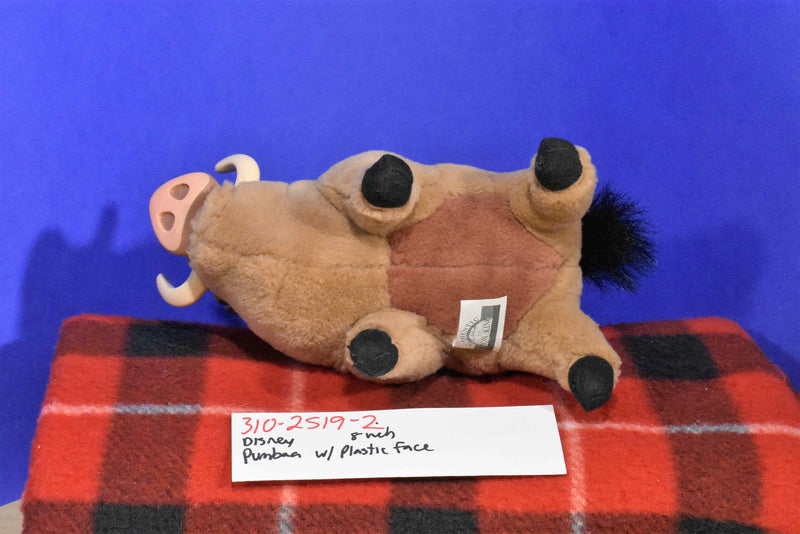 Disney  The Lion King Pumbaa plush With Plastic Face(