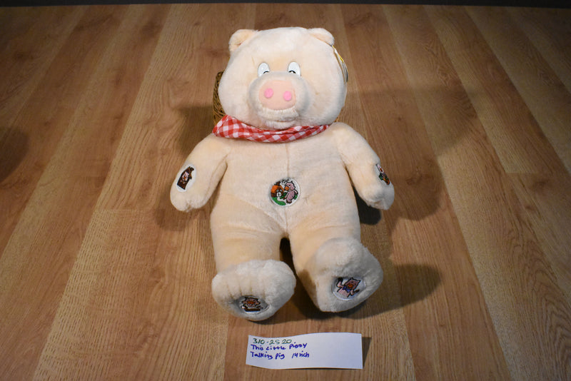 Animal Magic This Little Piggy Talking Pig 1998 Plush