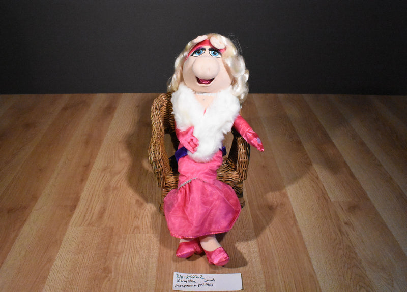 Disney Store Miss Piggy in Pink Dress Plush