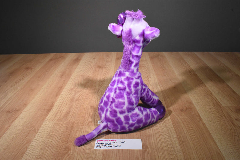 Aurora Girlz Nation Purple Giraffe 2015 Beanbag Plush