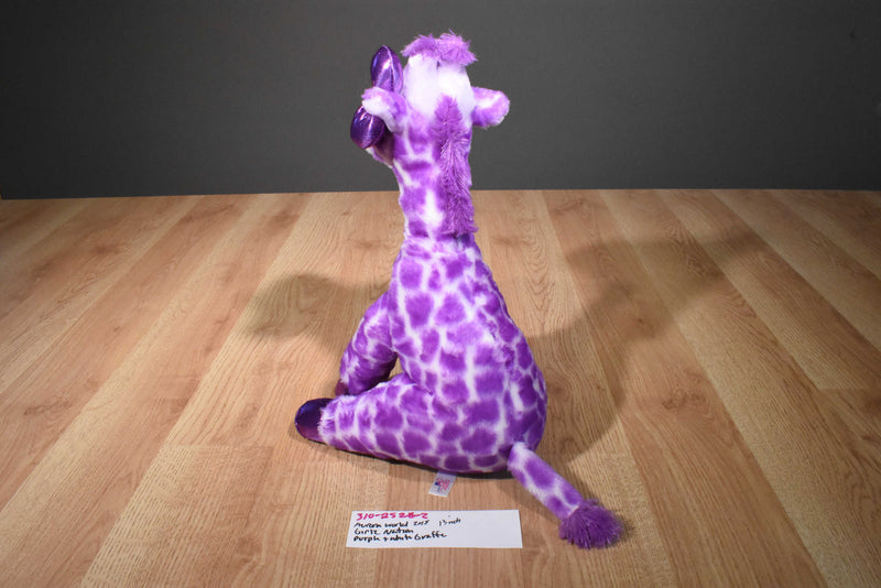 Aurora Girlz Nation Purple Giraffe 2015 Beanbag Plush