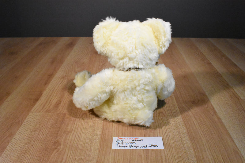 Russ buckingham Creamed Colored Bear Beanbag Plush