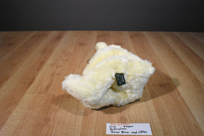 Russ buckingham Creamed Colored Bear Beanbag Plush
