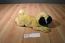 Russ Yomiko Tan and Black Pug Dog Beanbag Plush
