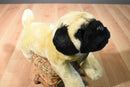 Russ Yomiko Tan and Black Pug Dog Beanbag Plush