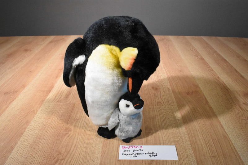 Russ Yomiko Emperor Penguin and Chick Beanbag Plush