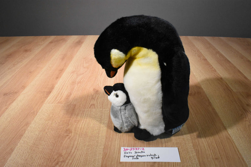 Russ Yomiko Emperor Penguin and Chick Beanbag Plush