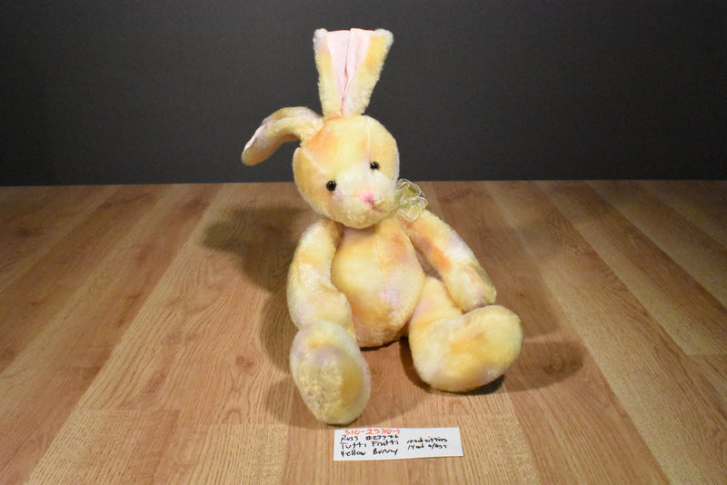 Russ Tutti Frutti Yellow and Pink Bunny Rabbit Beanbag Plush