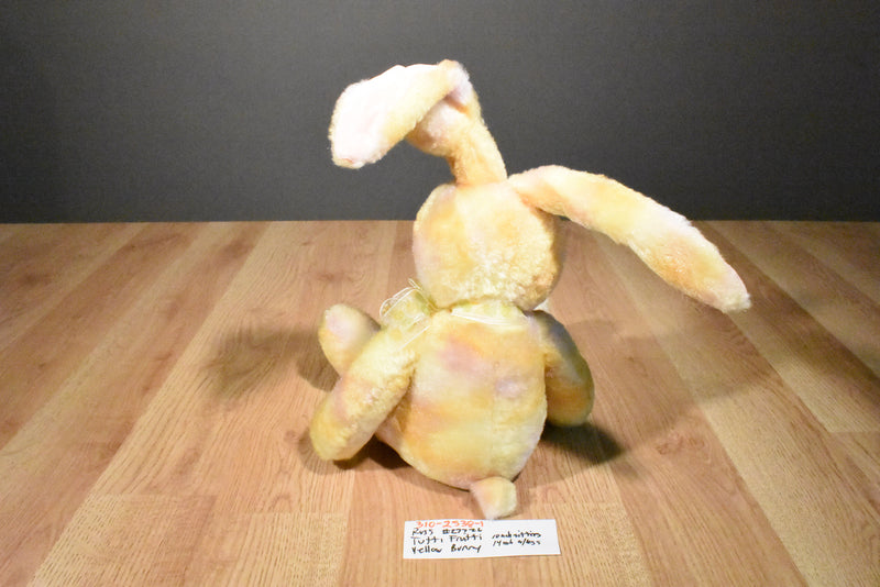 Russ Tutti Frutti Yellow and Pink Bunny Rabbit Beanbag Plush