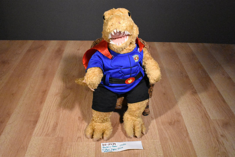 Build-A-Bear T-Rex in Super Dino Cape Plush